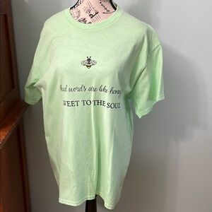 Mint Green Bee Kind T-Shirt